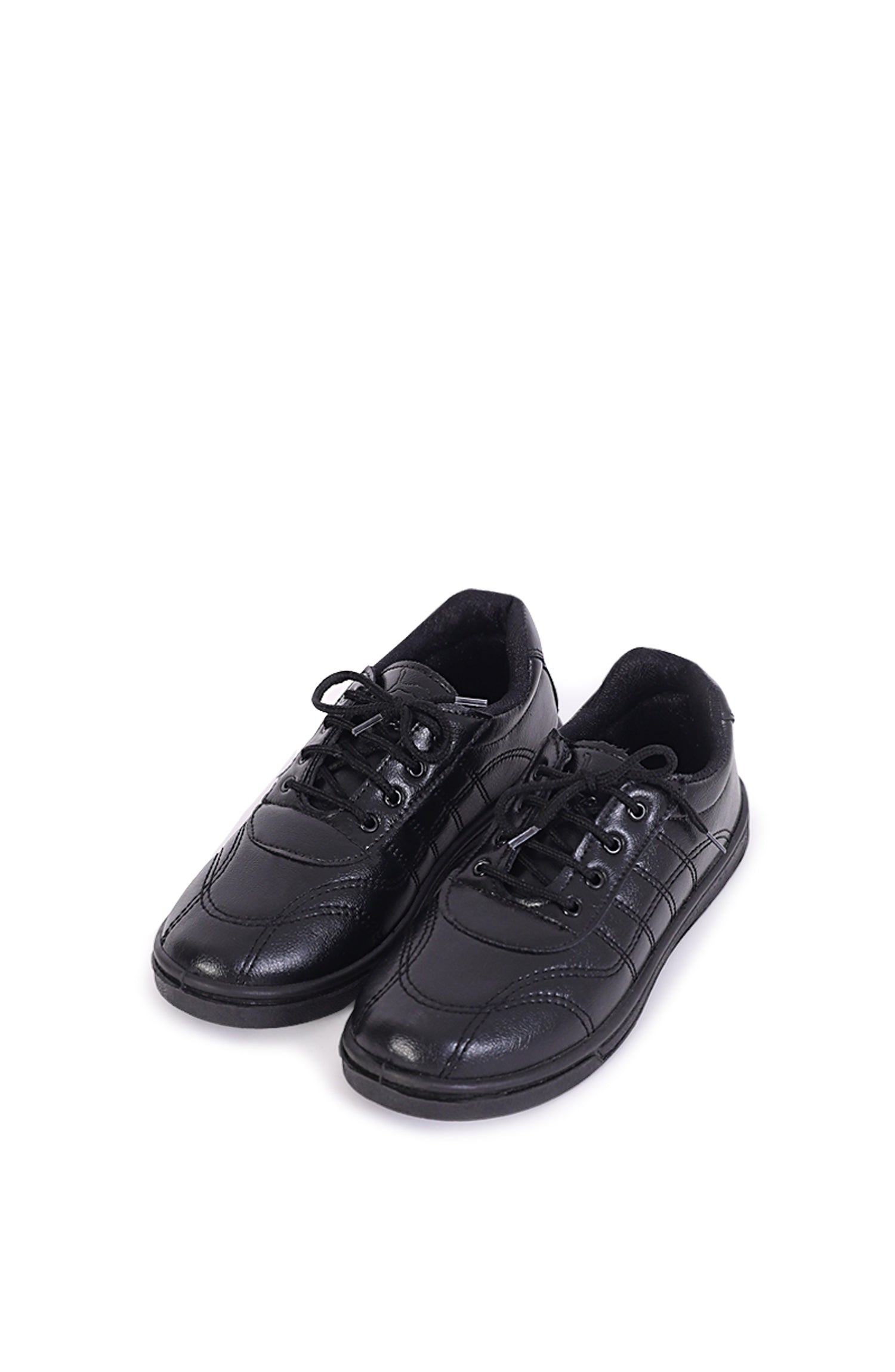 Synthetic Leather School Shoes For Boys |SBS-001