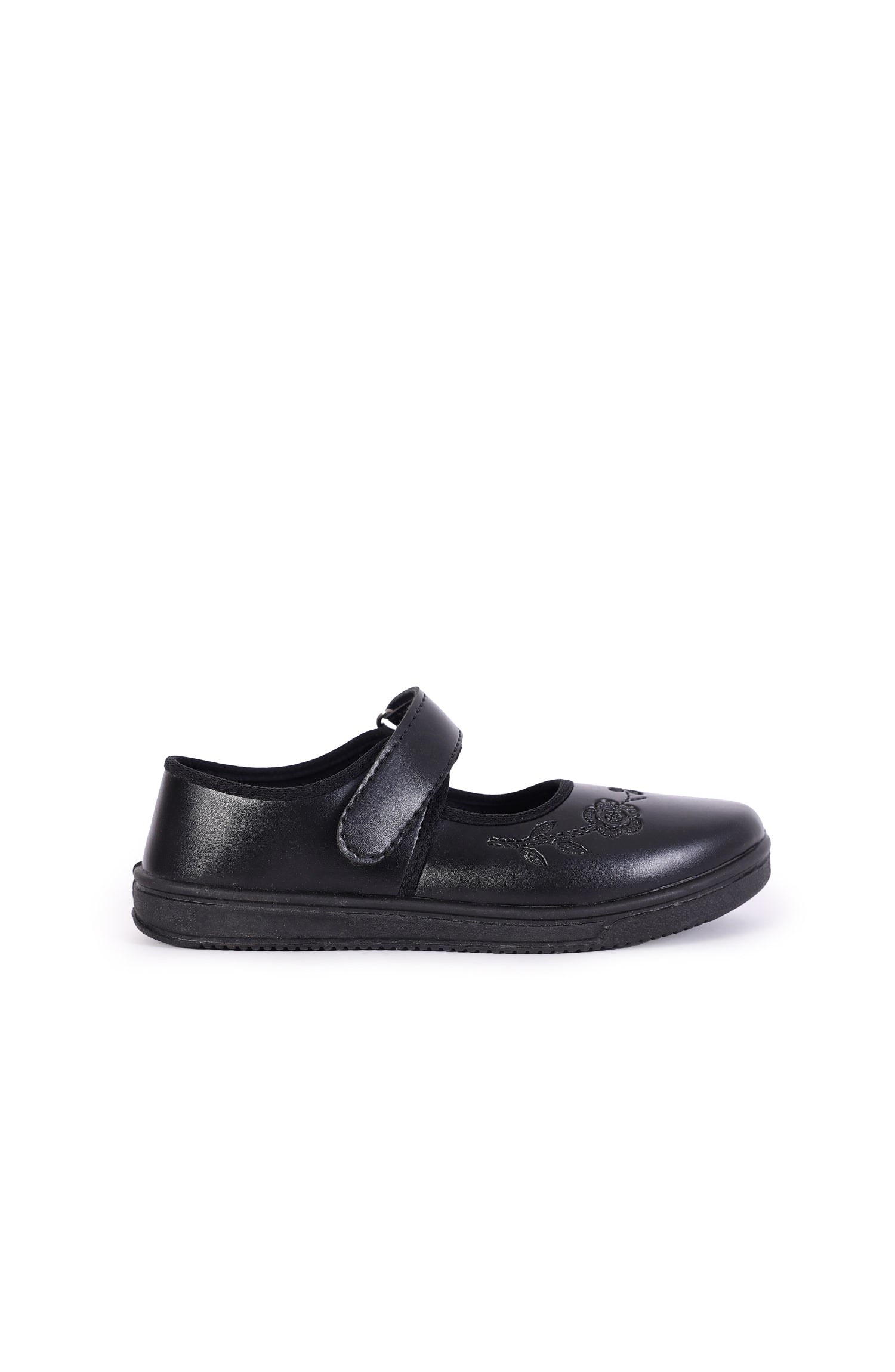 Synthetic Leather School Shoes For Girls|SGS-002