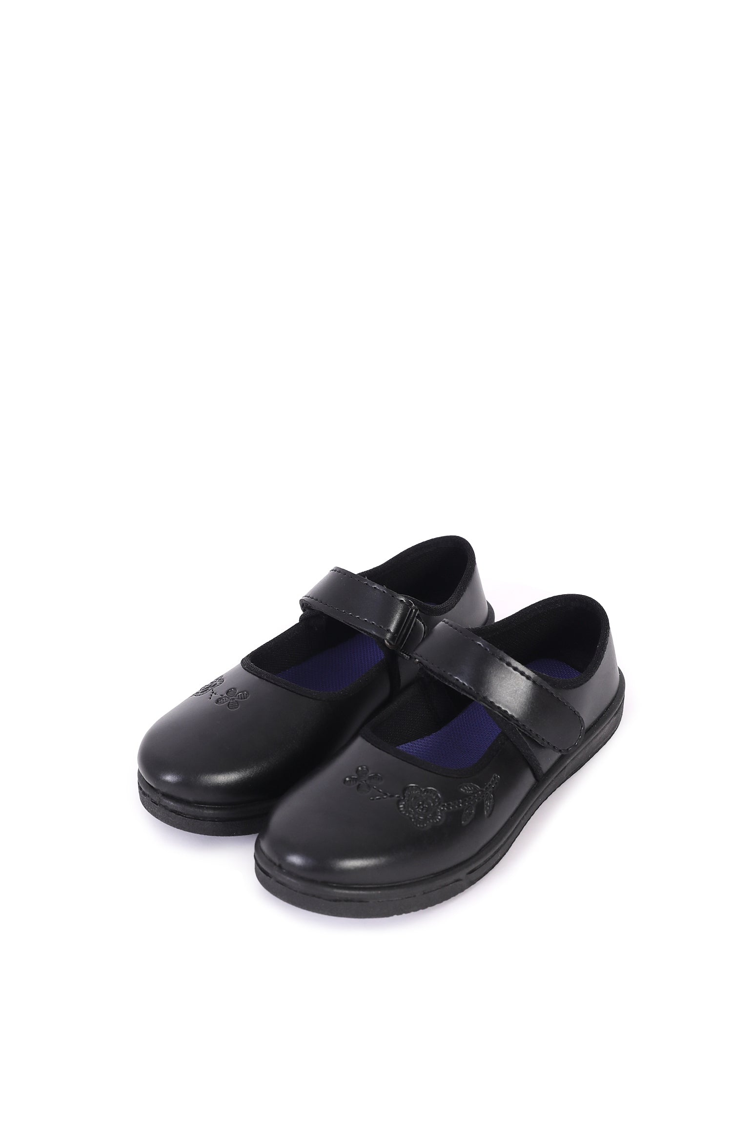 Synthetic Leather School Shoes For Girls|SGS-002