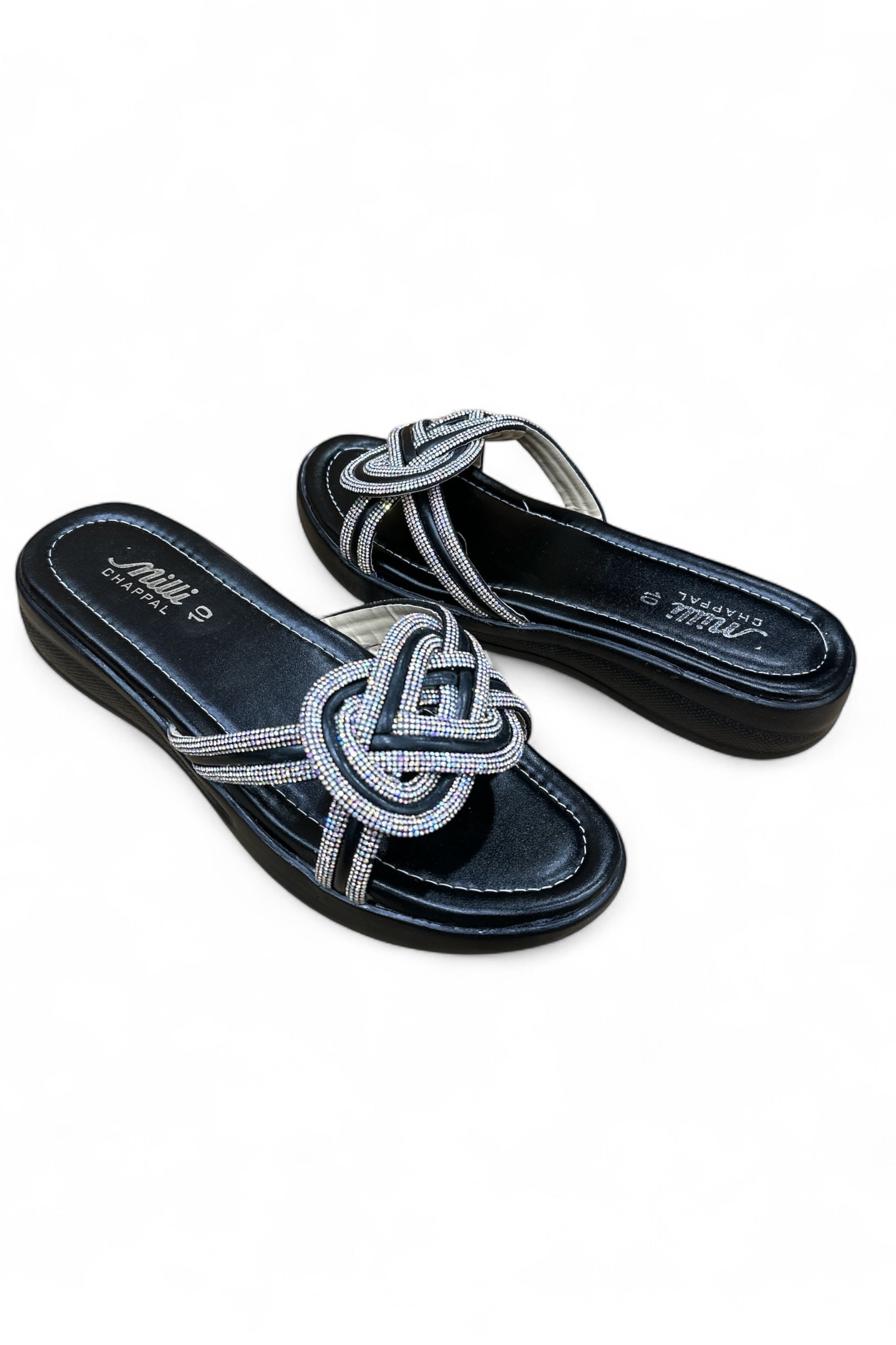 Ladies fancy reep pu sole