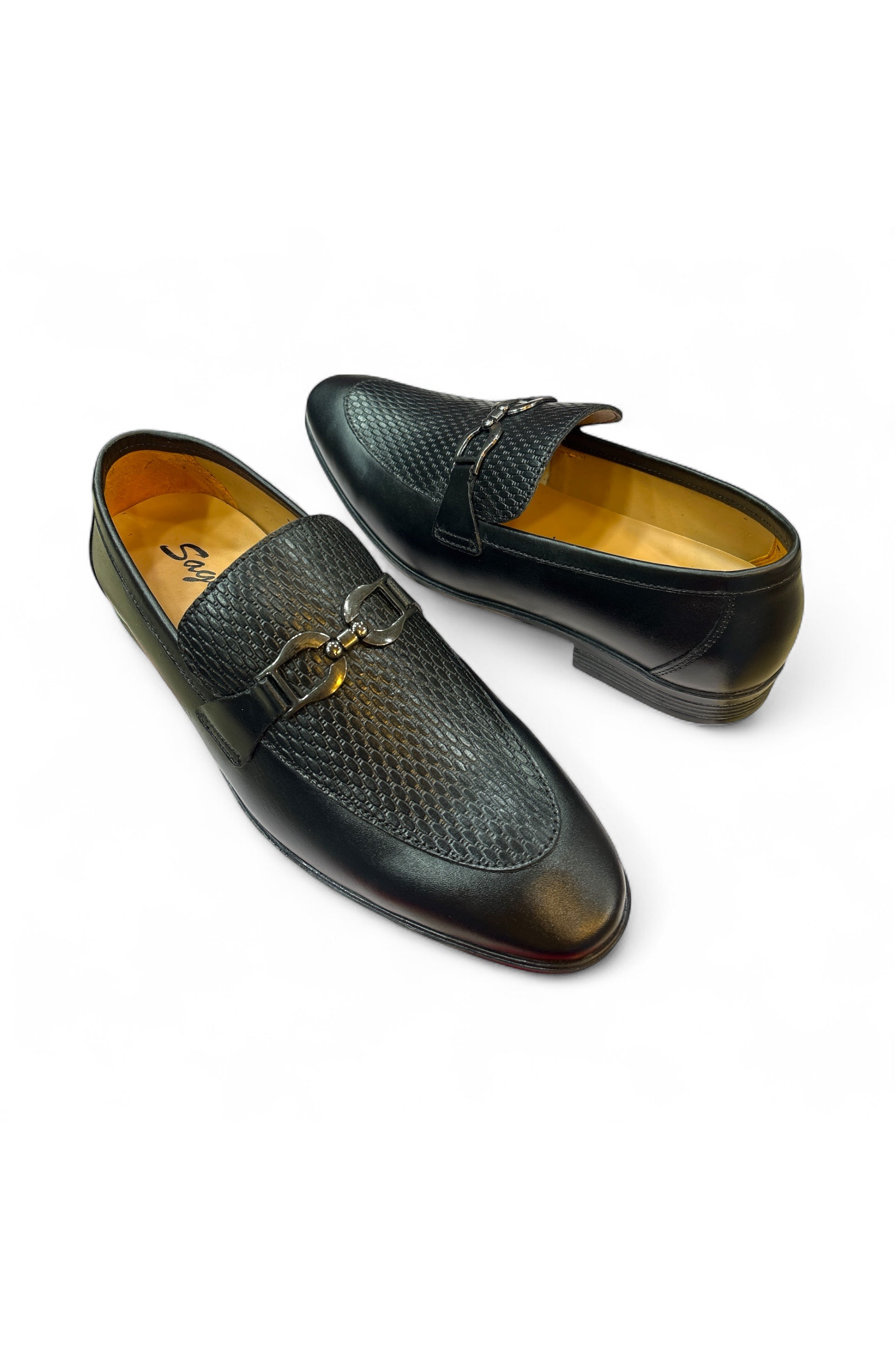 Men’s dress shoes in leather