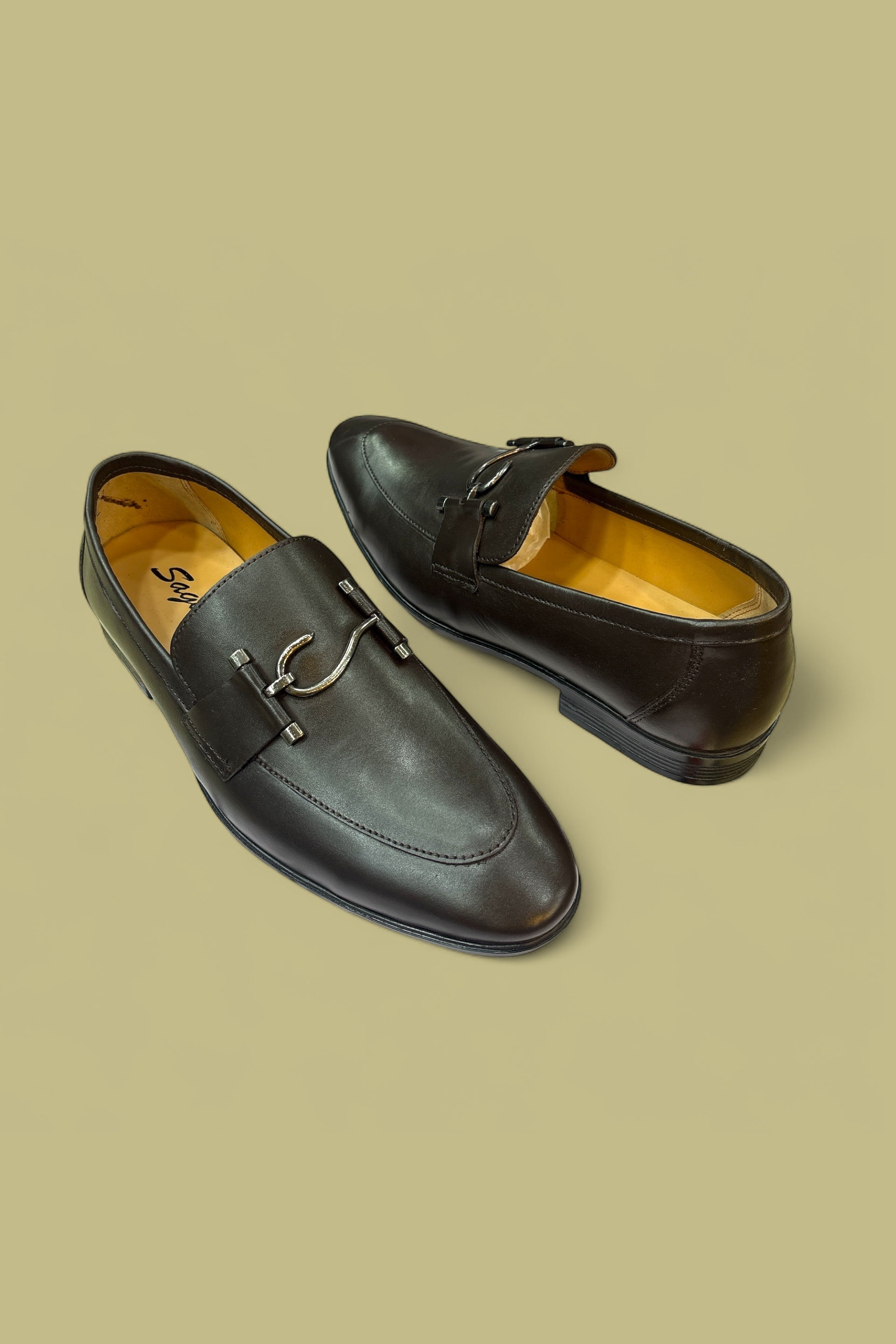 Men’s dress shoes in leather