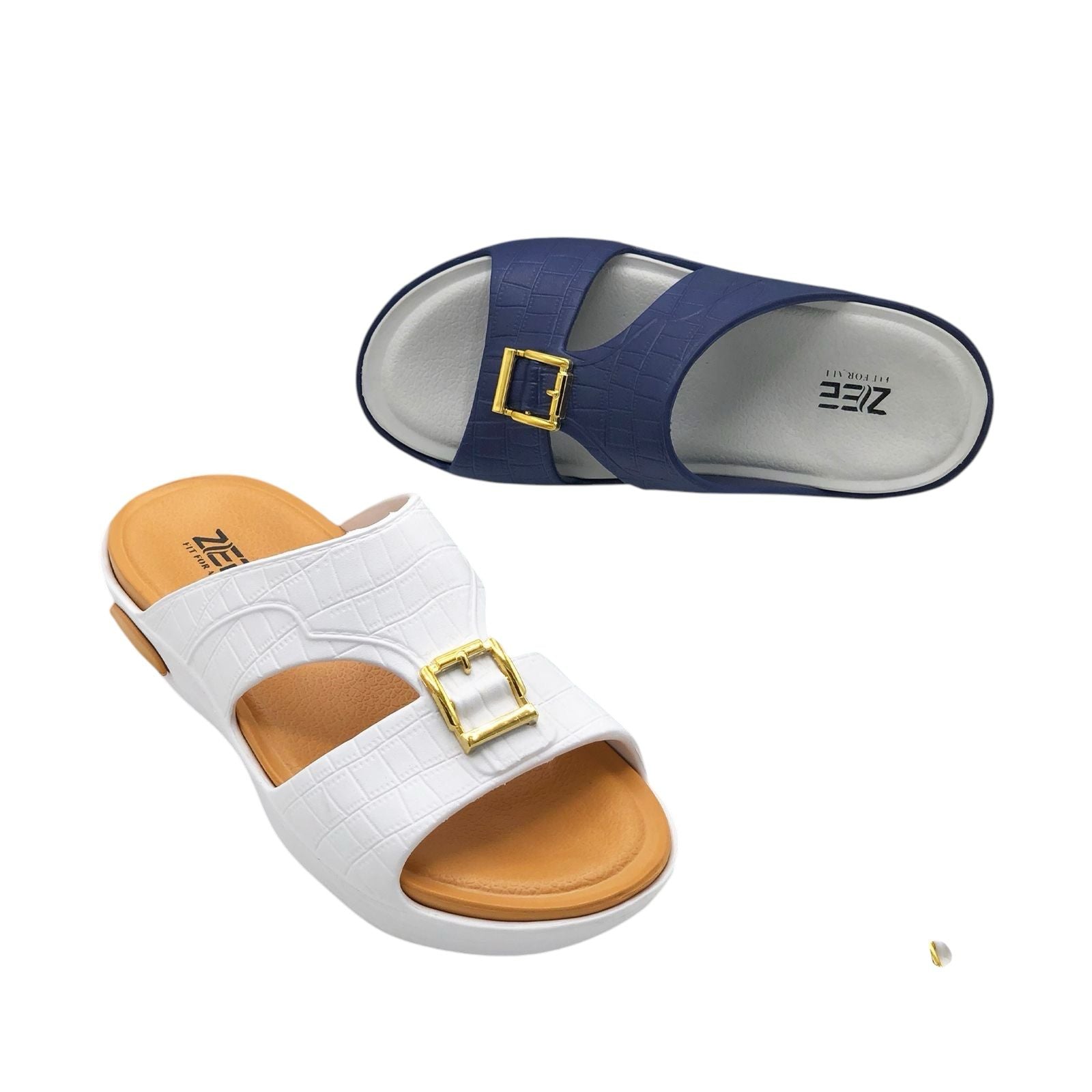 Chic Everyday Buckle Slides|ZEE-5029